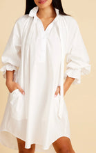 CC SHIRT DRESS WHITE
