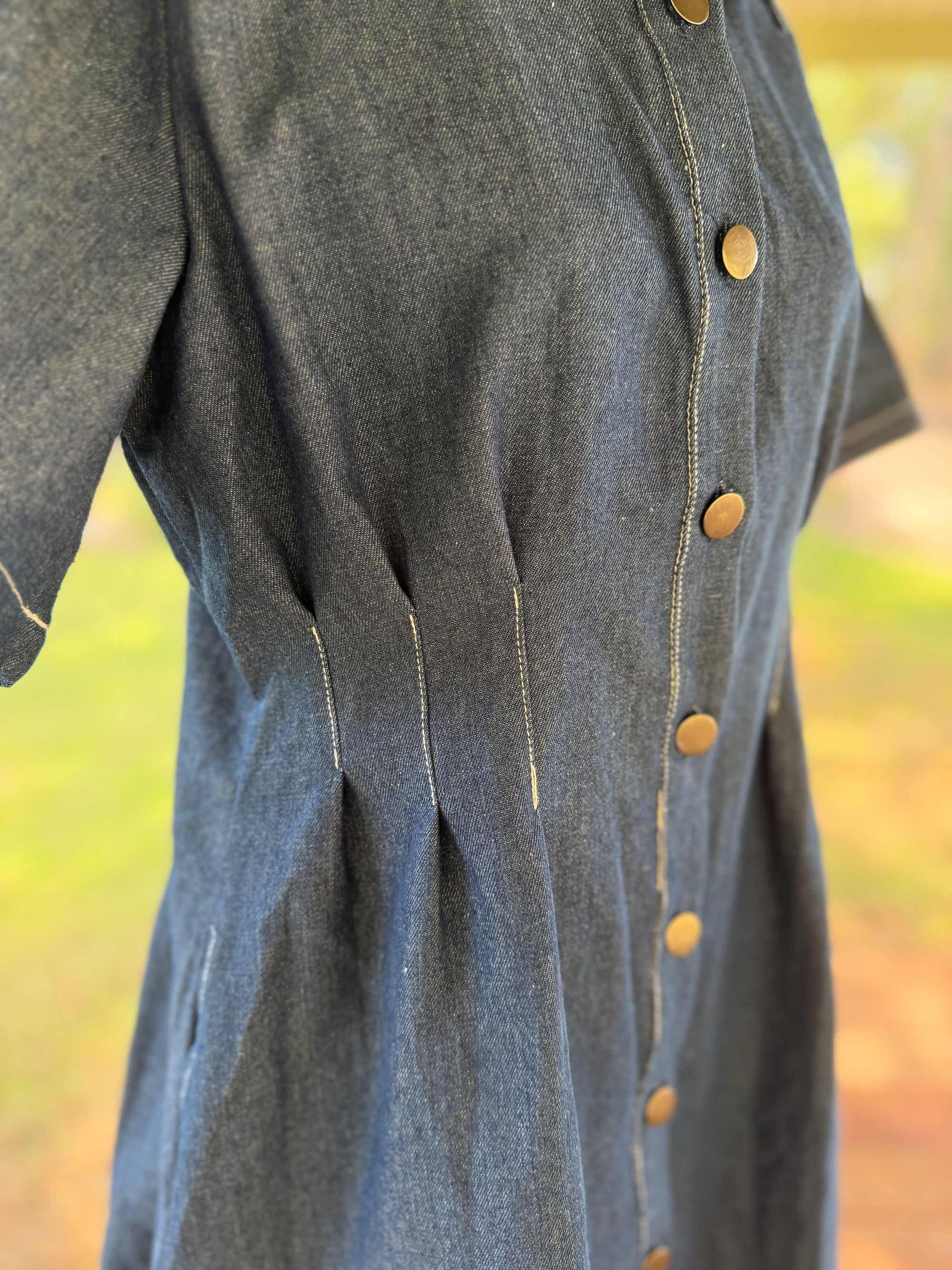 The Prairie Belle Denim Dress