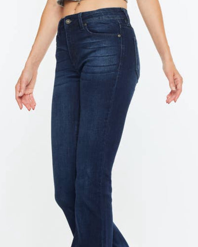 KANCAN MID RISE FLARE JEANS-KC6102D-OP