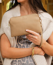 Poppy Clutch - Biscuit