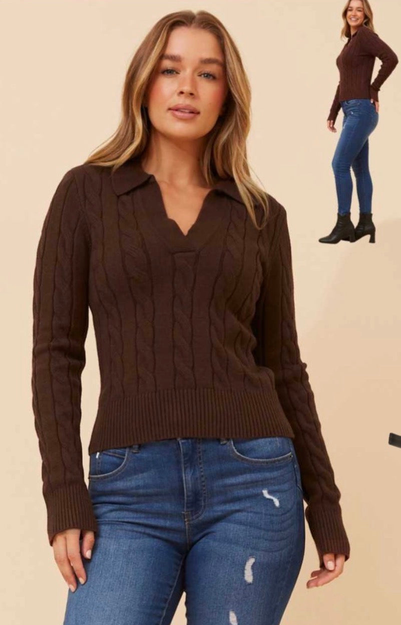 The Oak Knit- Chocolate
