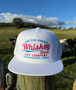Whiskey Bent - The Cali Cap- white