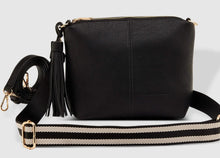 Kasey Crossbody Bag - Black stripe