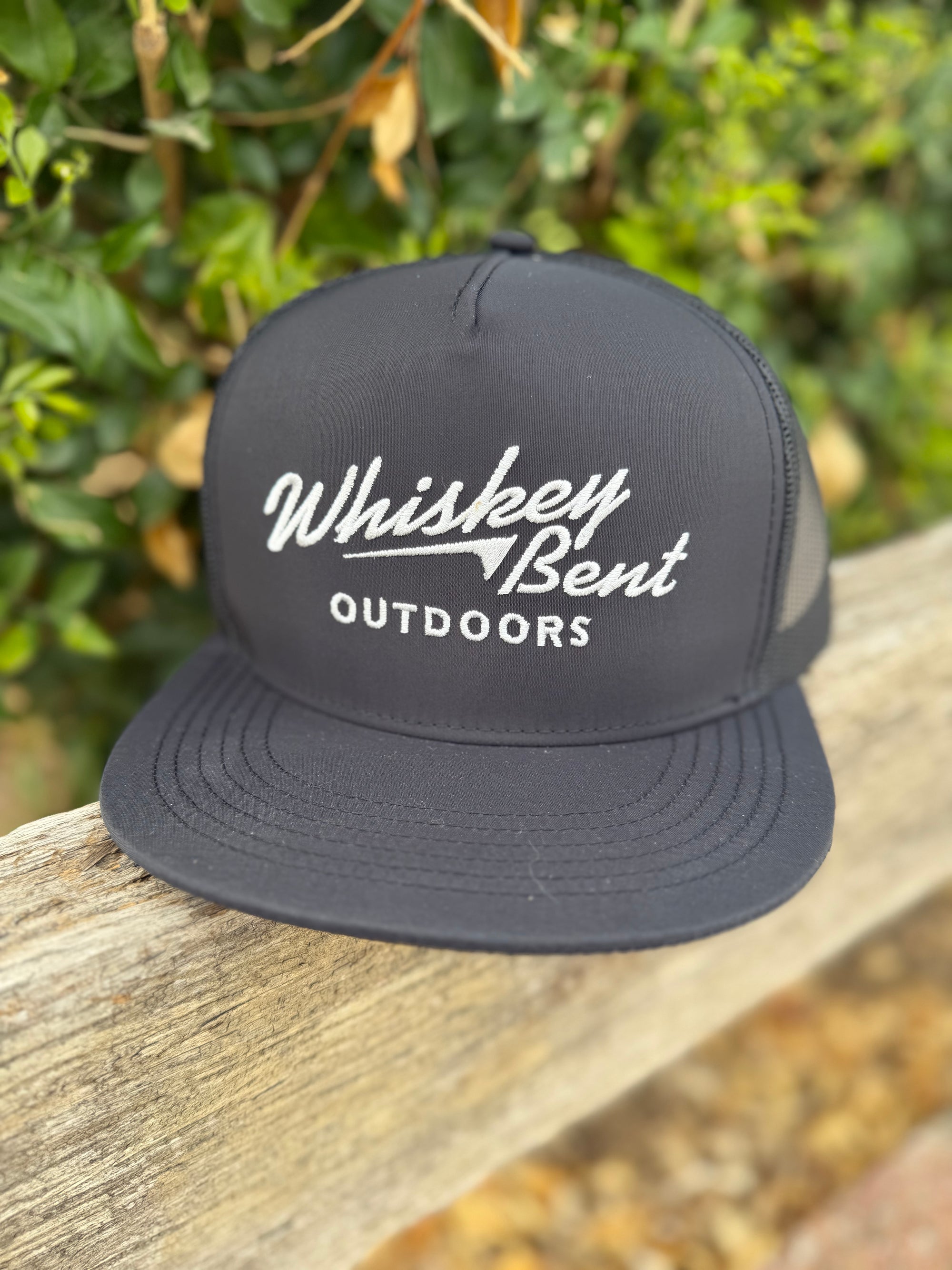 Whiskey Bent Cap black outdoors cap