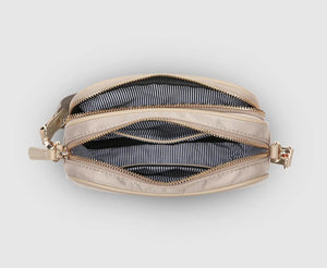 Cali Beige Nylon Crossbody Bag