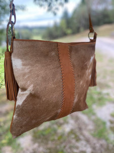 Cowhide bag- Budapest Tan