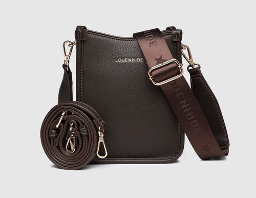 Parker Phone Crossbody Bag - Chocolate