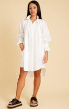 CC SHIRT DRESS WHITE