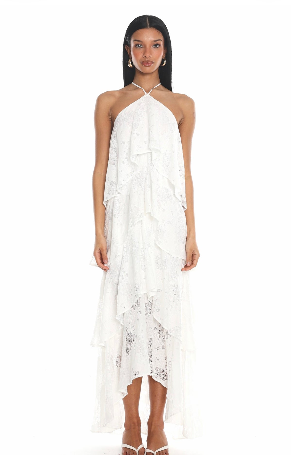 The Ivory Mae Dress | White