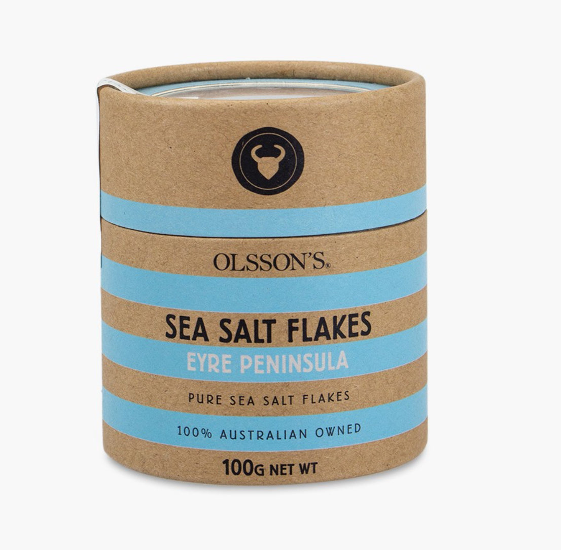 Olsson’s Sea Salt Flakes – Eyre Peninsula (120g)
