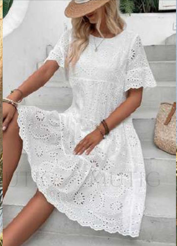 Holly Dress - White
