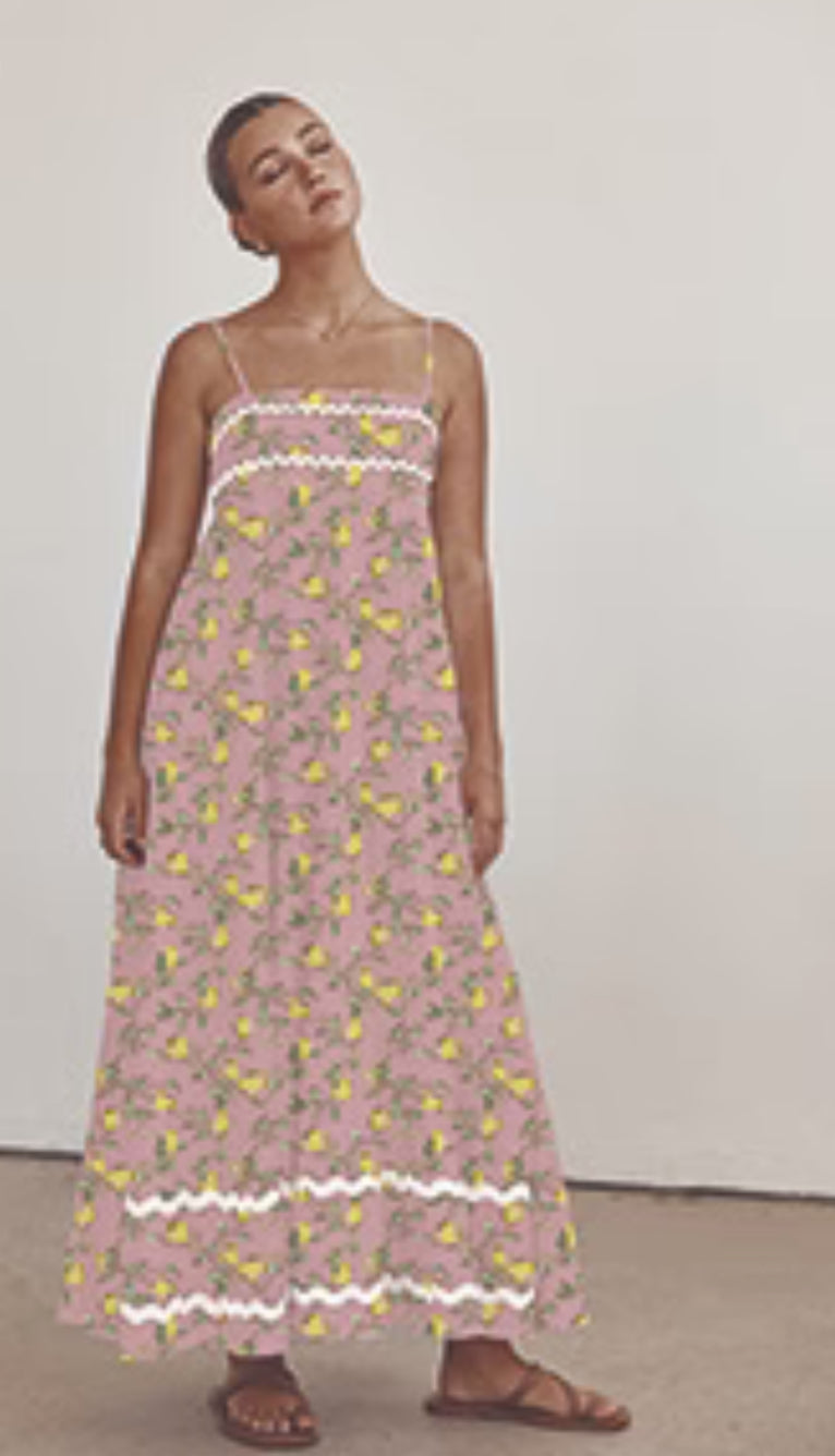 Pink lemon dress
