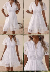 Sandy - Dress white