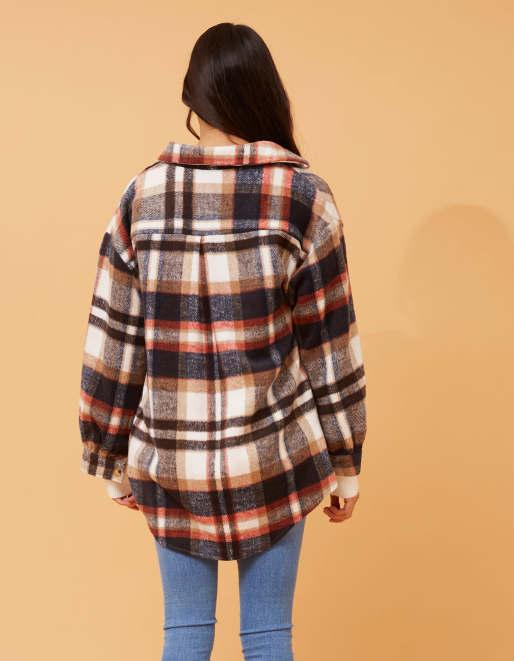 Lidia Check Shacket