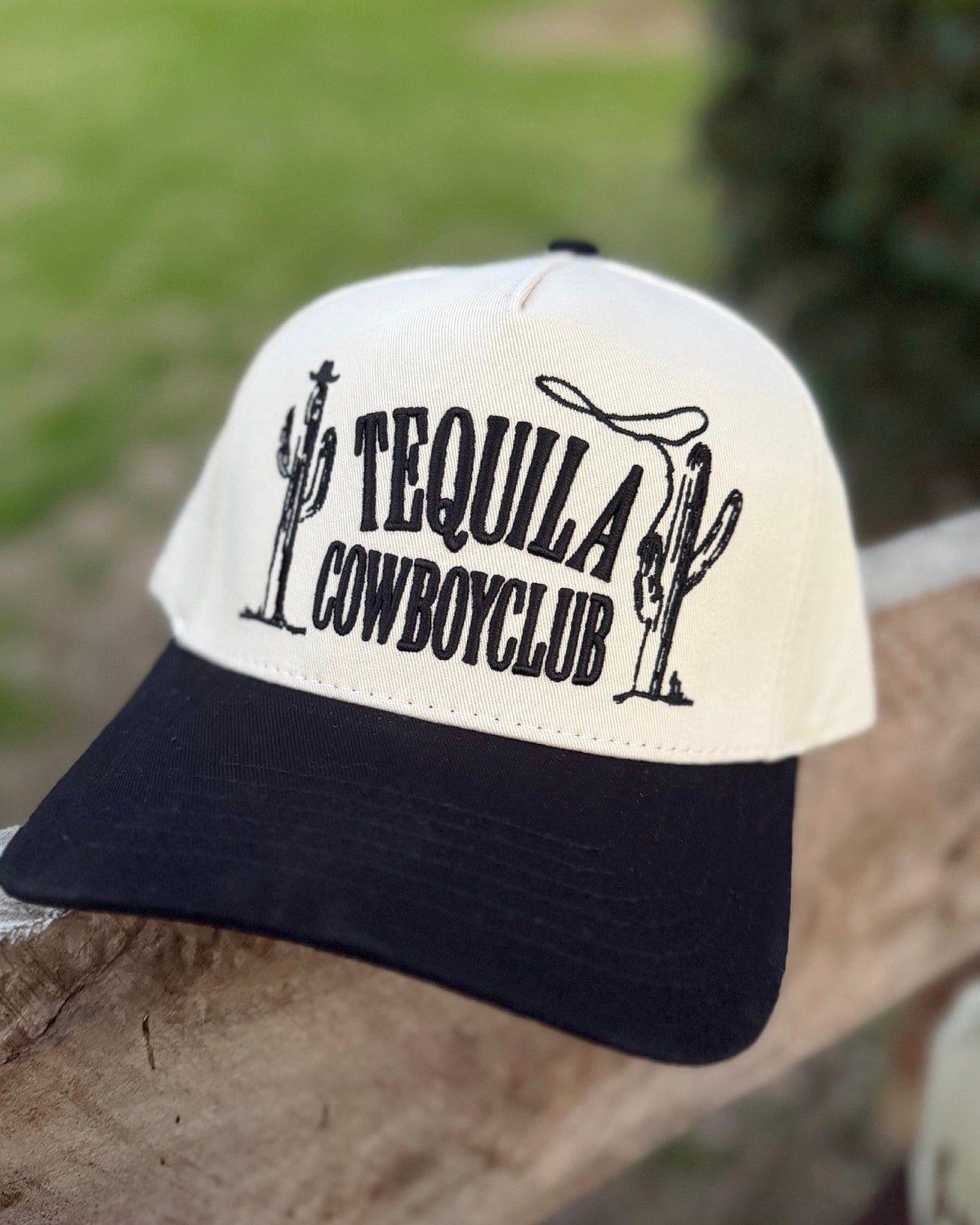 Tequila cowboy club Embroidered Trucker Hat Black