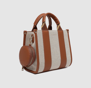 Mini Manhattan Tote Bag ~ Cream