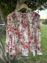 Floral Ruffle Long Sleeve Top