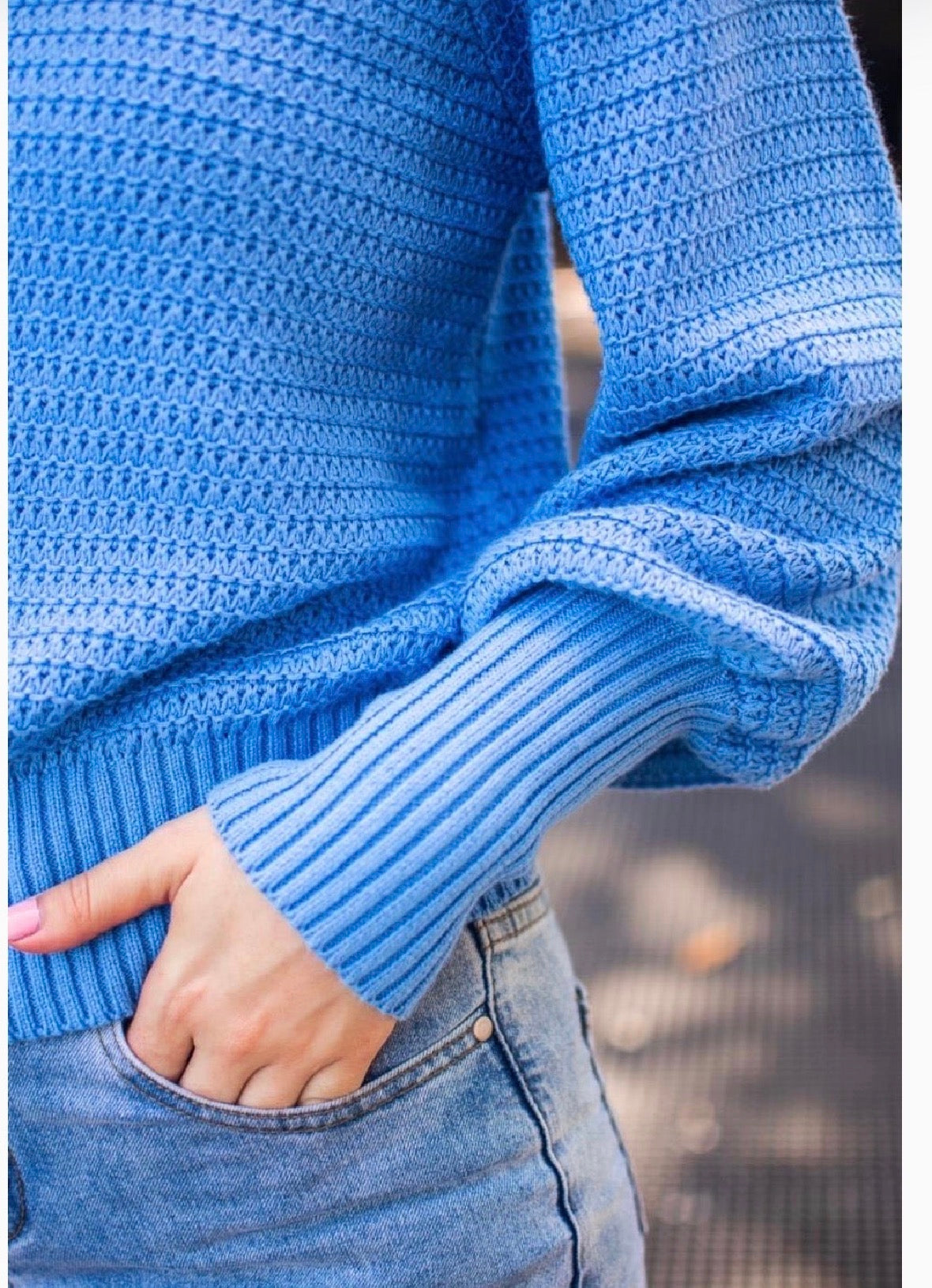 Blue Knit jumper