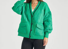 Carla Bomber-Cardi - Green
