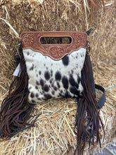 Cowhide - Tooling Sling Cowhide Bag - Cali-AB04