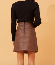 Vegan Leather Skirt
