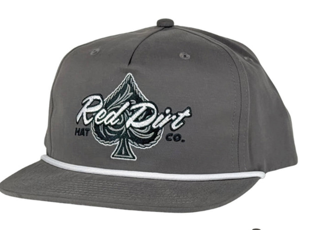 Red Dirt Cap Hold’em grey