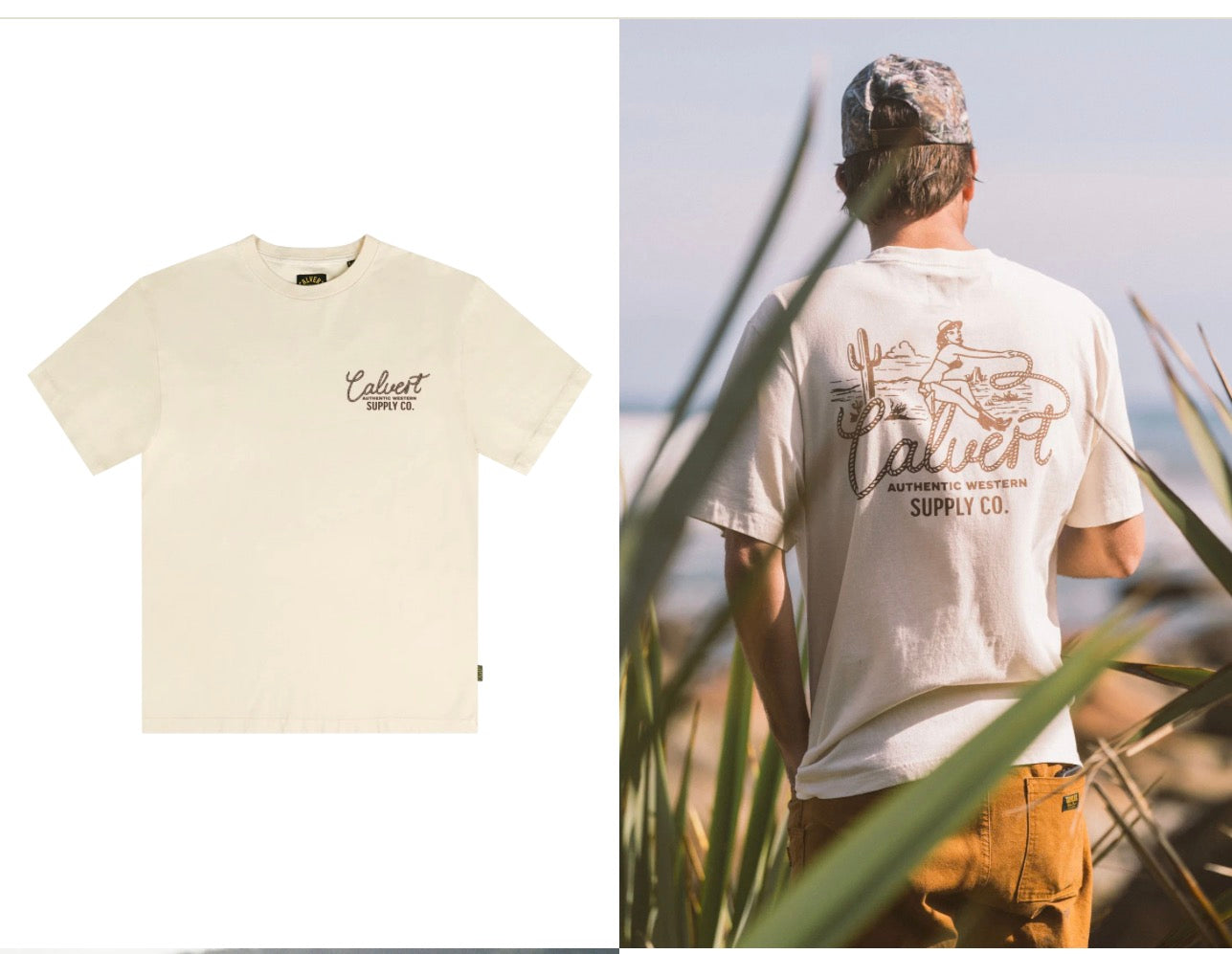 Queen Ropin Classic Fit Tee - Vintage White