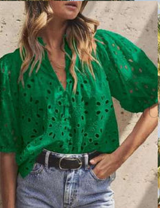 Holly Top - Green