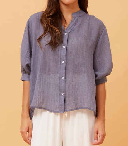 Miranda Top  - Blue Jean