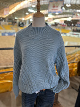 Rynlee Cable Knit Jumper - Pale Blue