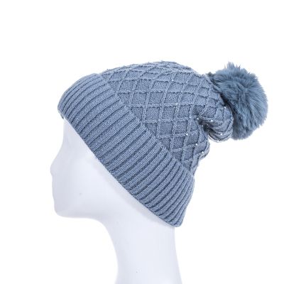 Beanie - Blue - Diamantes