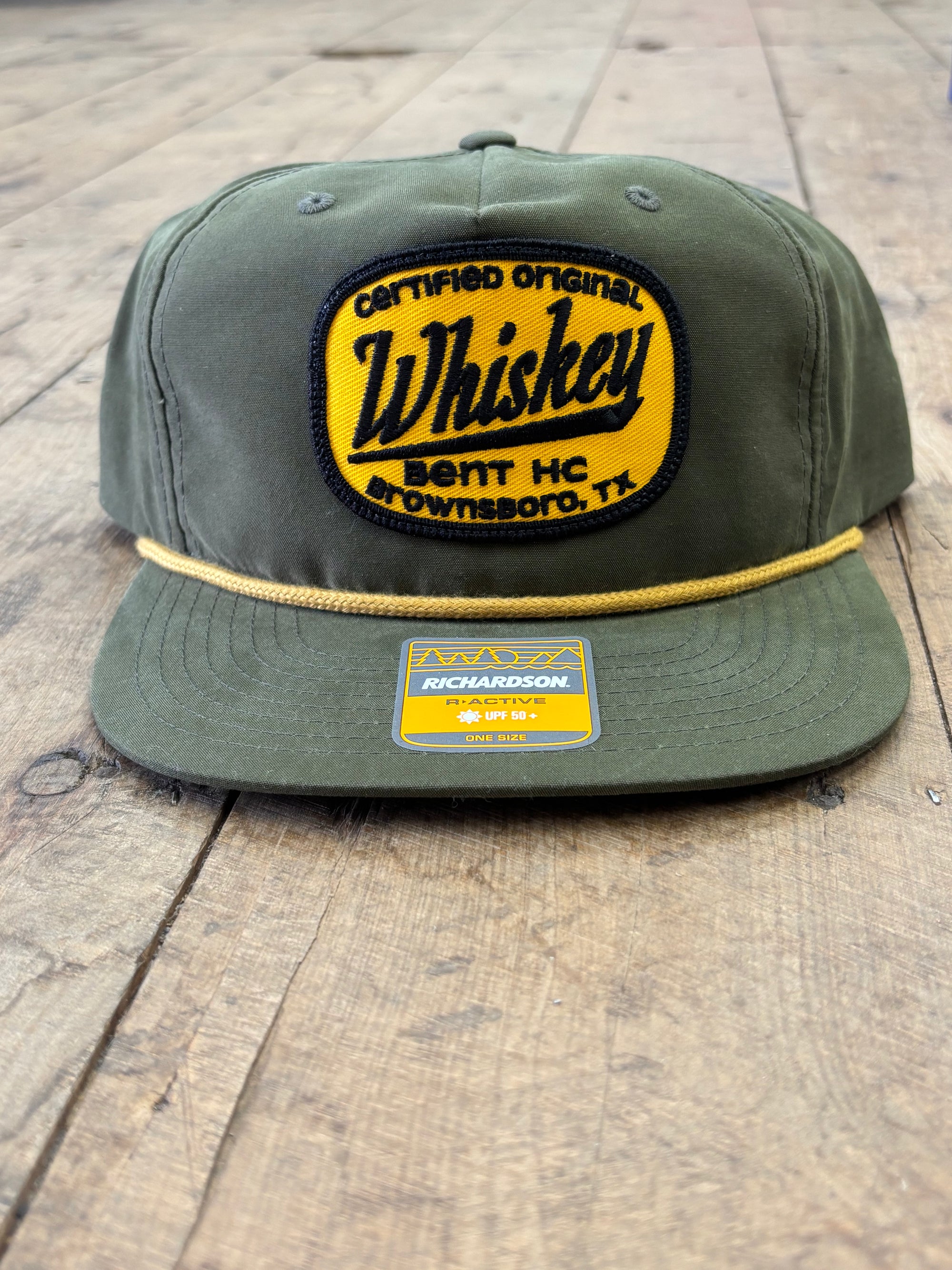 Whiskey bent certified original cap