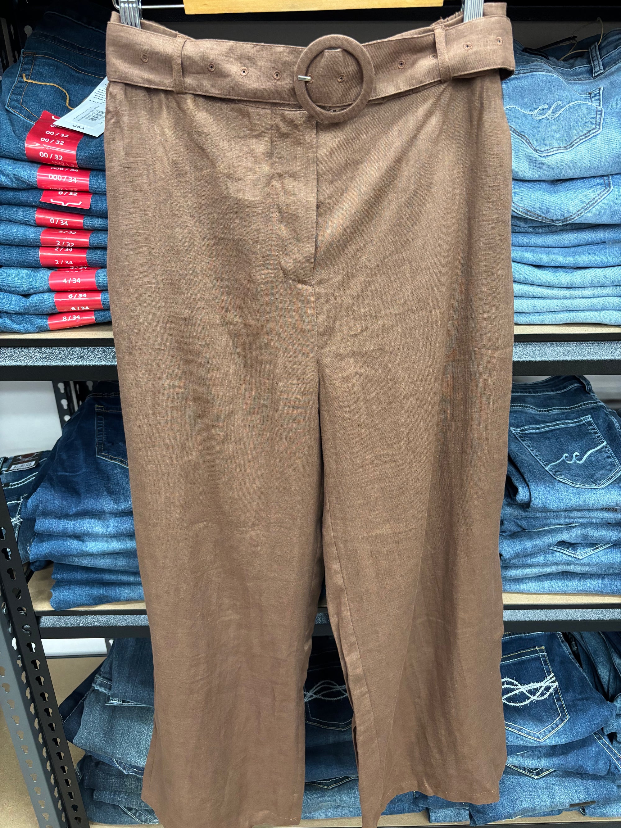 Rural outback linen brown pants