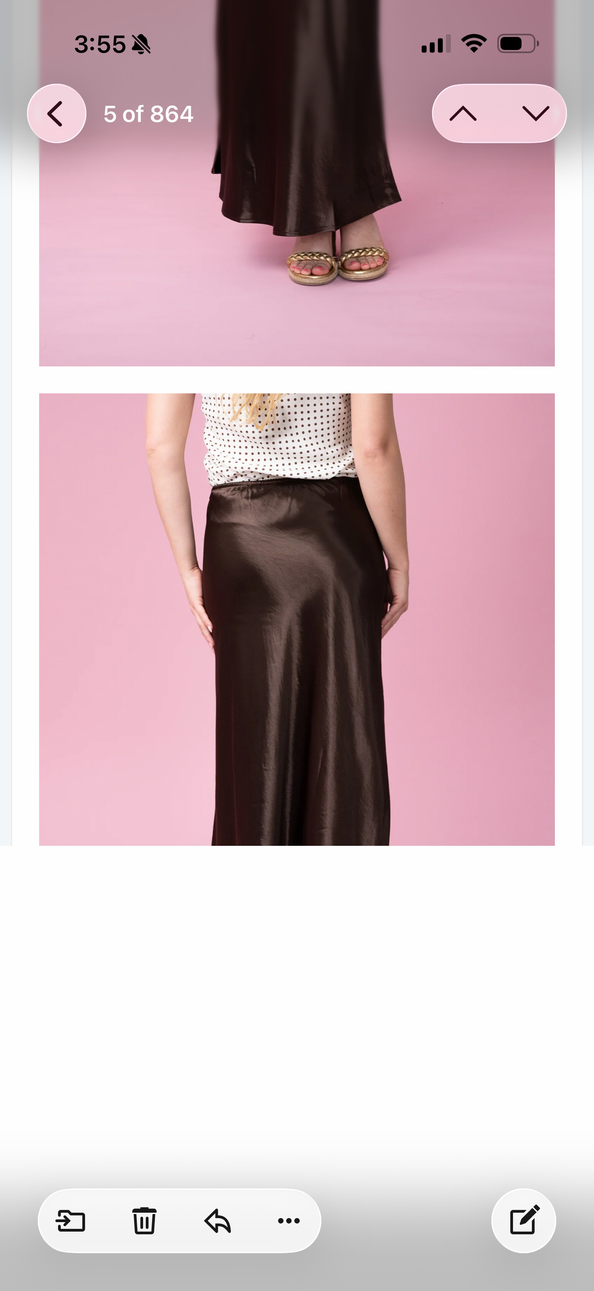 Brown skirt