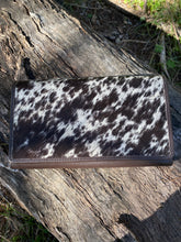 Cowhide wallet New york - Brown