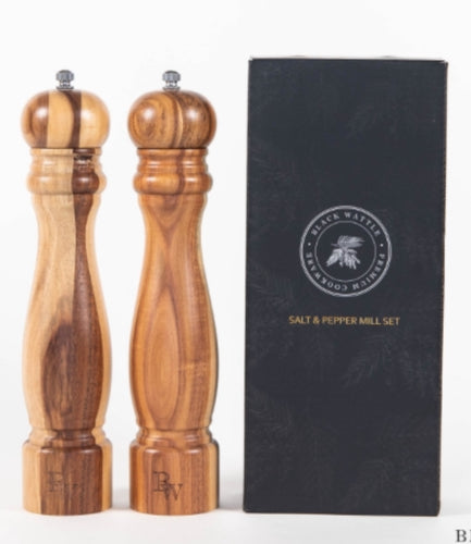 Black Wattle Salt & Pepper Grinder Set