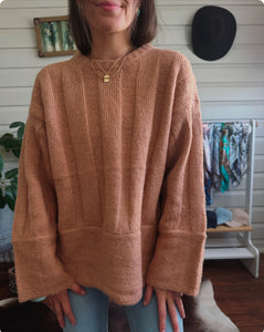 Gingerbread Ribbed Knit