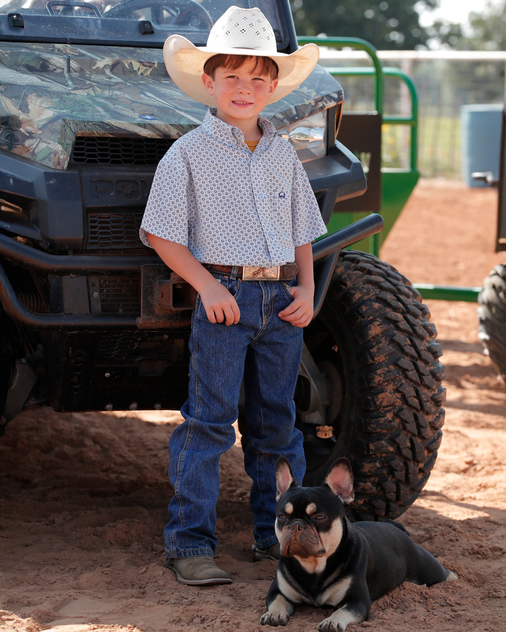 Cinch BOY'S ORIGINAL REGULAR FIT - MEDIUM STONE
