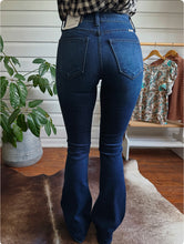 KANCAN MID RISE FLARE JEANS-KC6102D-OP