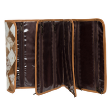 Patchwork Cowhide and Tooling Leather Makeup Bag – AT65 Bown