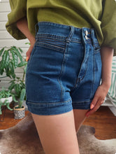 Denim Shorts - Detailed Stitching