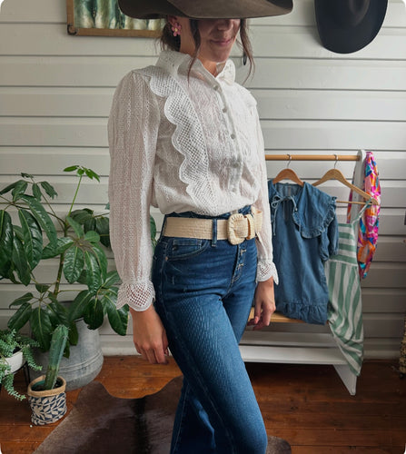 Cotton Lace Blouse