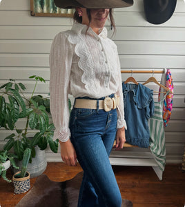 Cotton Lace Blouse