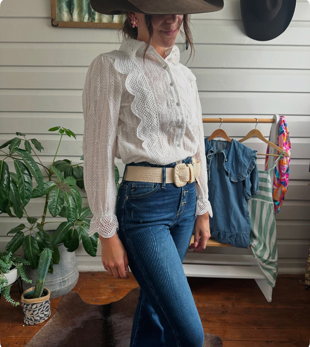 Cotton Lace Blouse