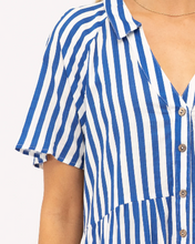 STRIPE MIDI DRESS
