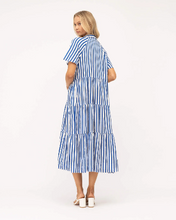 STRIPE MIDI DRESS