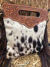 Cowhide - Tooling Sling Cowhide Bag - Cali-AB04