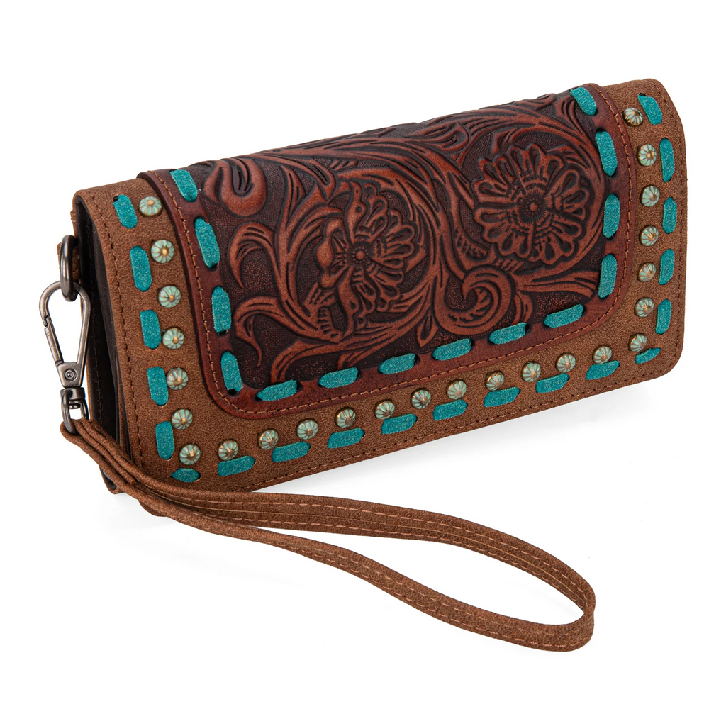 Trinity Ranch Floral Tooled Collection Wallet – RUSTIC LACE