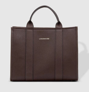 Manhattan Tote Bag- chocolate