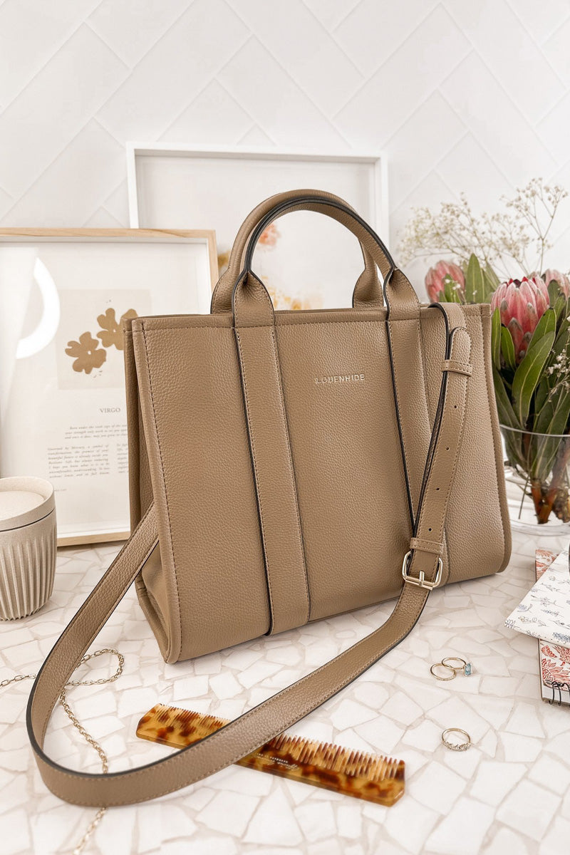 Manhattan Tote Bag- Coffee